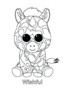 Wishful Licorn Beanie Boo Coloring Pdf, Free Vectors File